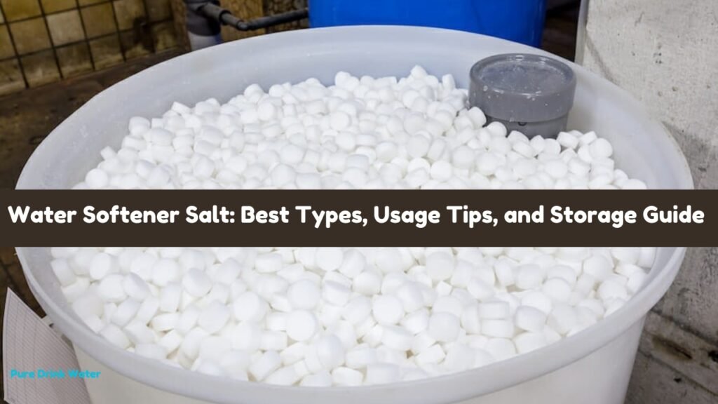 Water Softener Salt Best Types, Usage Tips, and Storage Guide for 2024