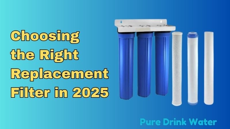 The 2025 Guide To Water Filter Replacement for A Healthier Home 1 Choosing the Right Replacement Filter