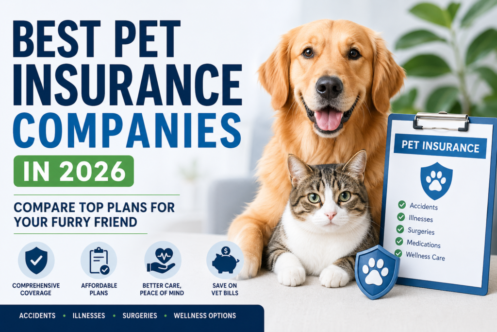 Best Pet Insurance Companies in 2026 Compare Top Plans for Your Furry Friend